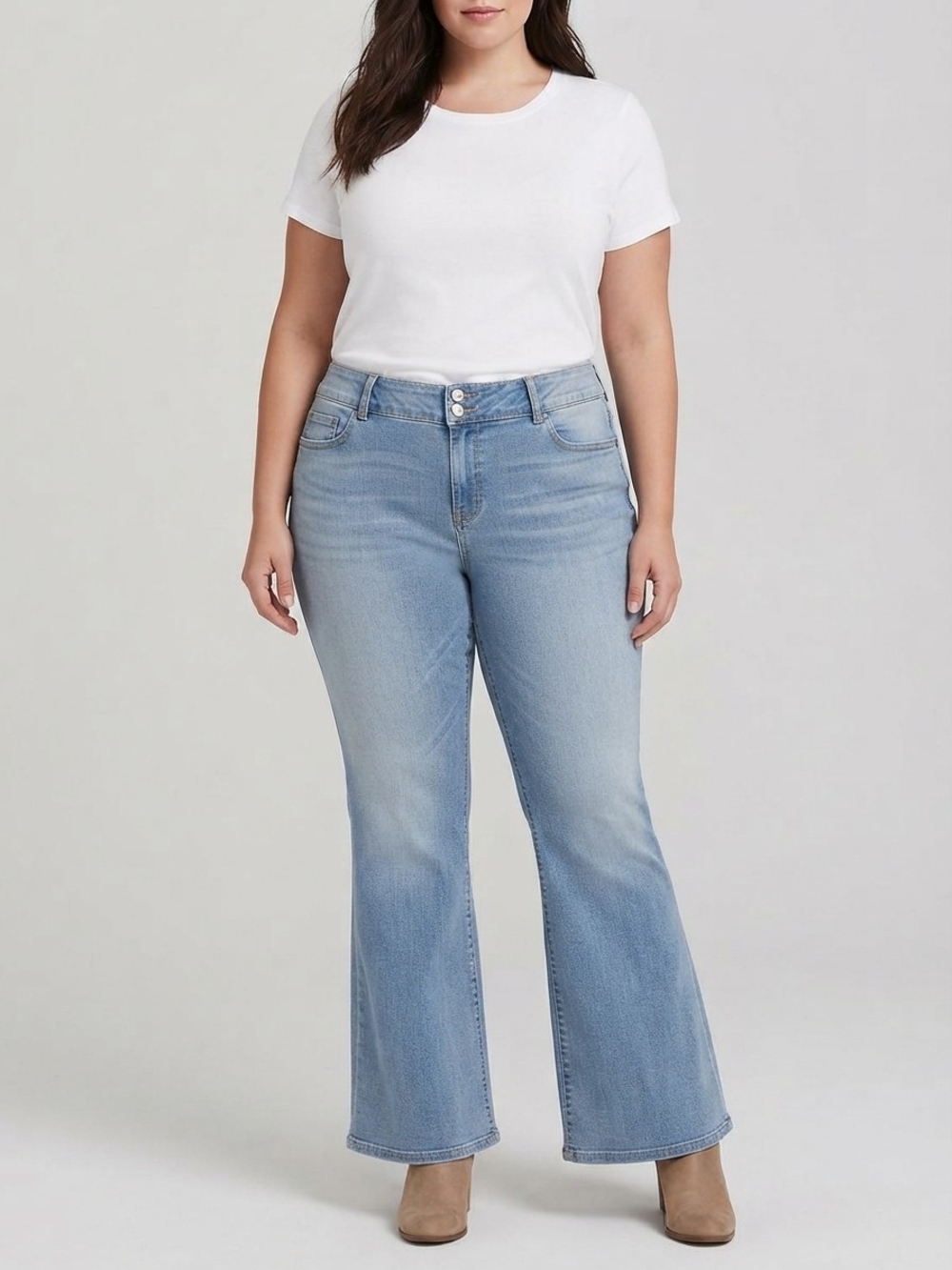 Torrid NWT 26 Smooth Sailing Low-Rise Flare Vintage Stretch Jeans